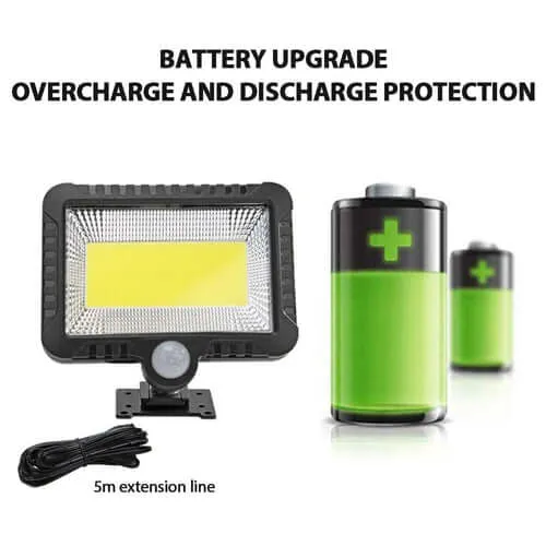 100-LED Solar Powered Motion Sensor Outdoor Light for Ultimate Security