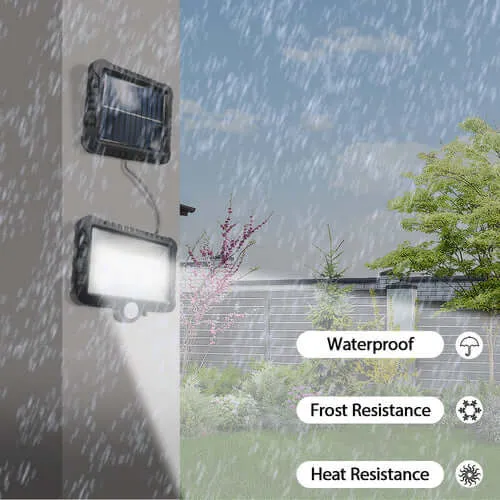 100-LED Solar Powered Motion Sensor Outdoor Light for Ultimate Security