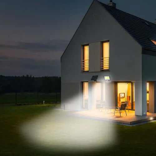100-LED Solar Powered Motion Sensor Outdoor Light for Ultimate Security
