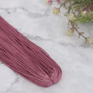 100m Light Ice Cord Rope Summer Sun Hat Handwoven DIY Bag Hat Shoes Yarn Ice Cotton Thread Hollow Line Colorful Nylon Cord