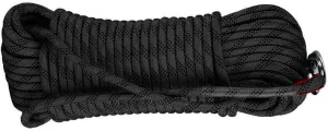 10mm Static Rope Camping Safety Rope 1100kg High Strength Safety Rope For Working At Height Climbing Equipment For Rappelling,Caving, Indoor Outdoor Camping ( Color : Black , Size : 10mm x 130m )