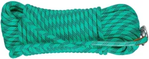 10mm Static Rope Camping Safety Rope 1100kg High Strength Safety Rope for Working at Height Climbing Equipment for Rappelling,Caving, Indoor Outdoor Camping (Color : Green, Size : 10mm x 35m)