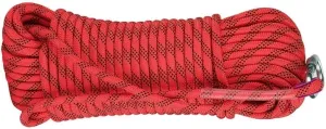 10mm Static Rope Camping Safety Rope 1100kg High Strength Safety Rope for Working at Height Climbing Equipment for Rappelling,Caving, Indoor Outdoor Camping (Color : Red, Size : 10mm x 200m)