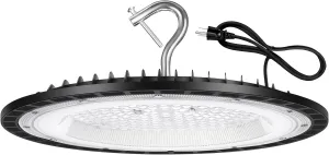 150W UFO Led High Bay Light Fixture,6000K Daylight Commercial Shop Bay Lighting,120VAC,21000LM,[650W MH/HPS Equiv.] US Plug Area Lighting for Garage/Warehouse/Barn/Gym/Factory/Workshop