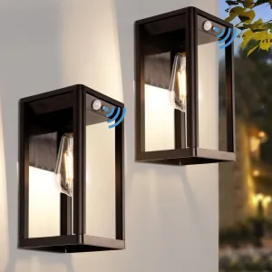 2 pack Motion Wall Highly-rated Light Sensor Instant access Solar