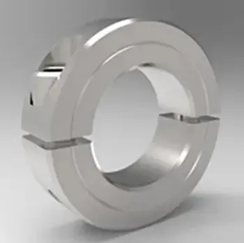 2 pc. split, Heavy Duty style, stainless collar w/ 20MM ID