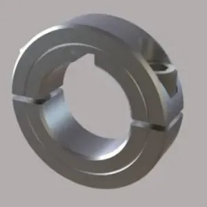 2 pc. split, Heavy Duty style, steel collar w/ 40MM ID and 12MM keyway