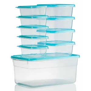 20-Piece Set: Chef's Star BPA-Free Reusable Microwavable Meal Prep Containers