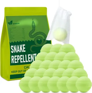 25 Pack Snake Be Gone for Yard Powerful Pet Safe Balls for Lawn Garden Camping Fishing Home to Repels Snakes and Other Pests