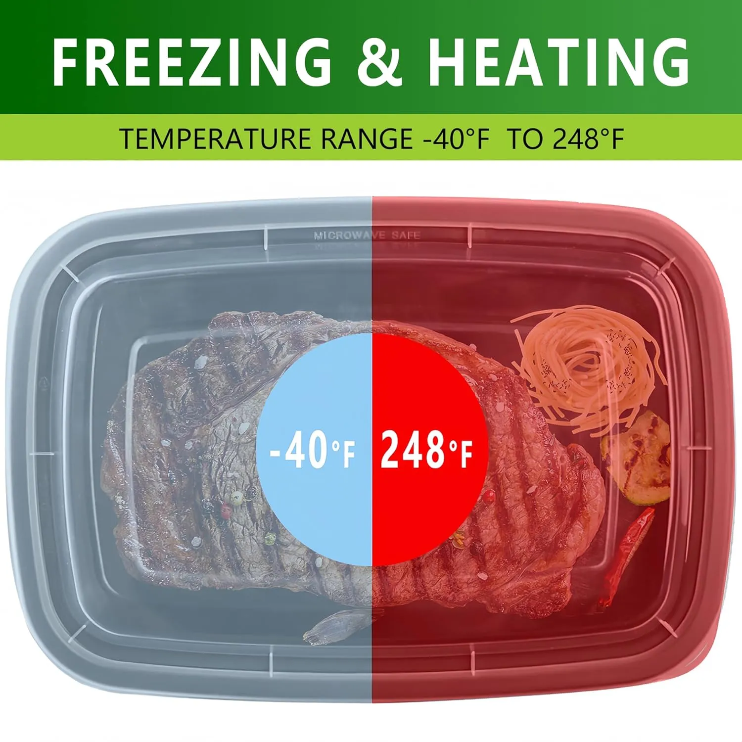 28oz Meal Prep Containers Microwave Safe Food Containers with Lids and Forks 48 Set, To Go Snack Containers Freezer Portion Container, Plastic Food Storage Lunch Box for Women and Men