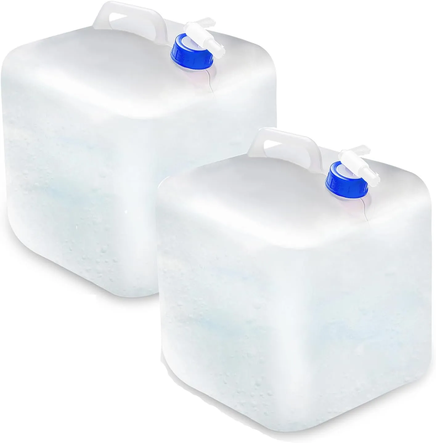 2pc 2.6 Gallon Water Bag Water Container, BPA Free Foldable Water Storage Cube for Hiking, Camping, Driking, Outdoors,indoors,Emergency
