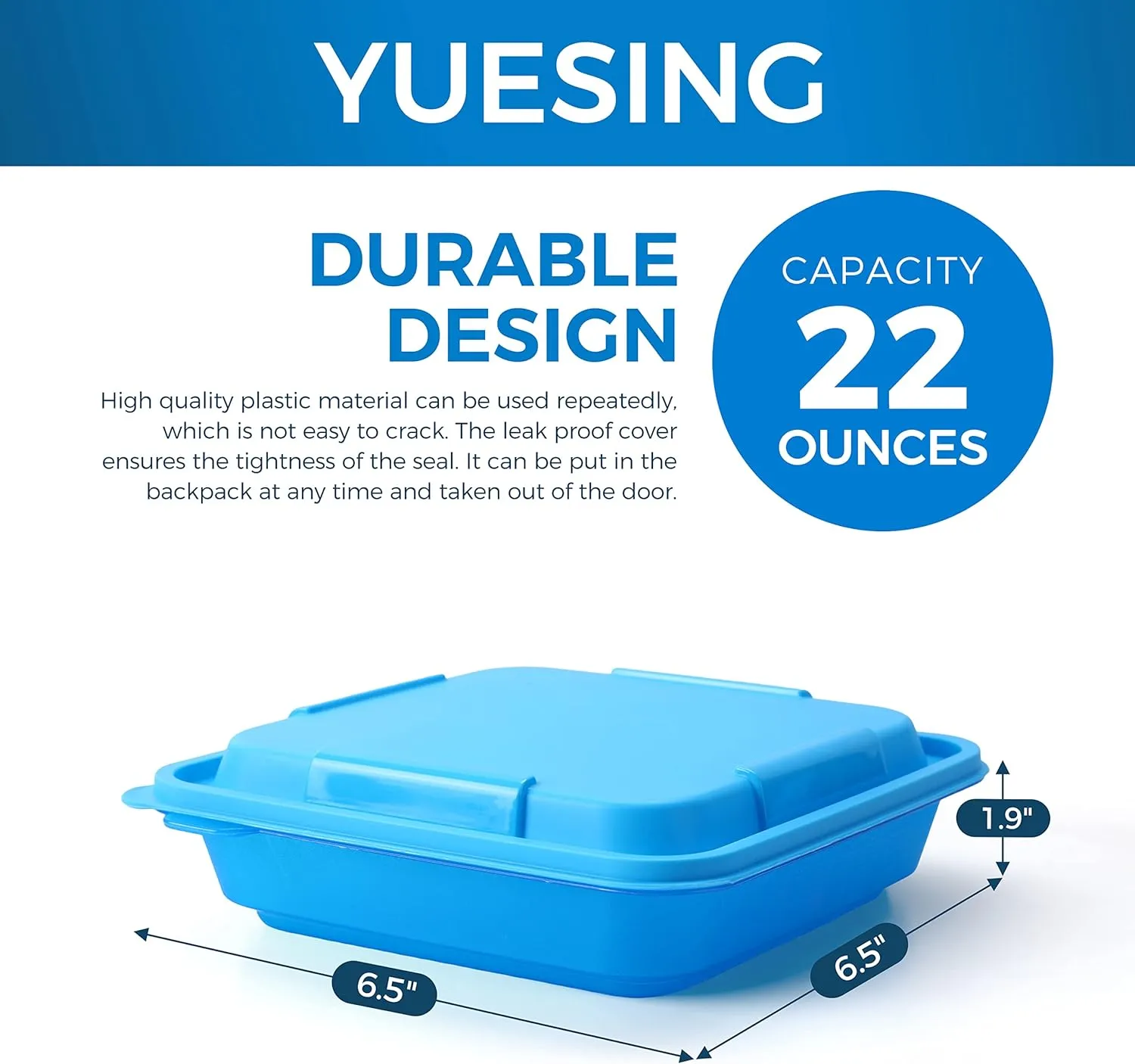 [30 Pack Plastic Food Storage Containers with Lids Bento Box Food Meal Prep Containers Reusable BPA Free Lunch Containers (22oz, Square Freezer Plastic Container for Food) for 3  years old