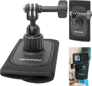 360 Backpack Mount Shoulder Strap Bag Belt Holder Attachment Chest Head View Vertical Horizontal Accessories for GoPro Hero 13 12 11 10 9 8 7 6 5 Insta360 X4 X3 Insta 360 Ace Pro 2 Go 3S