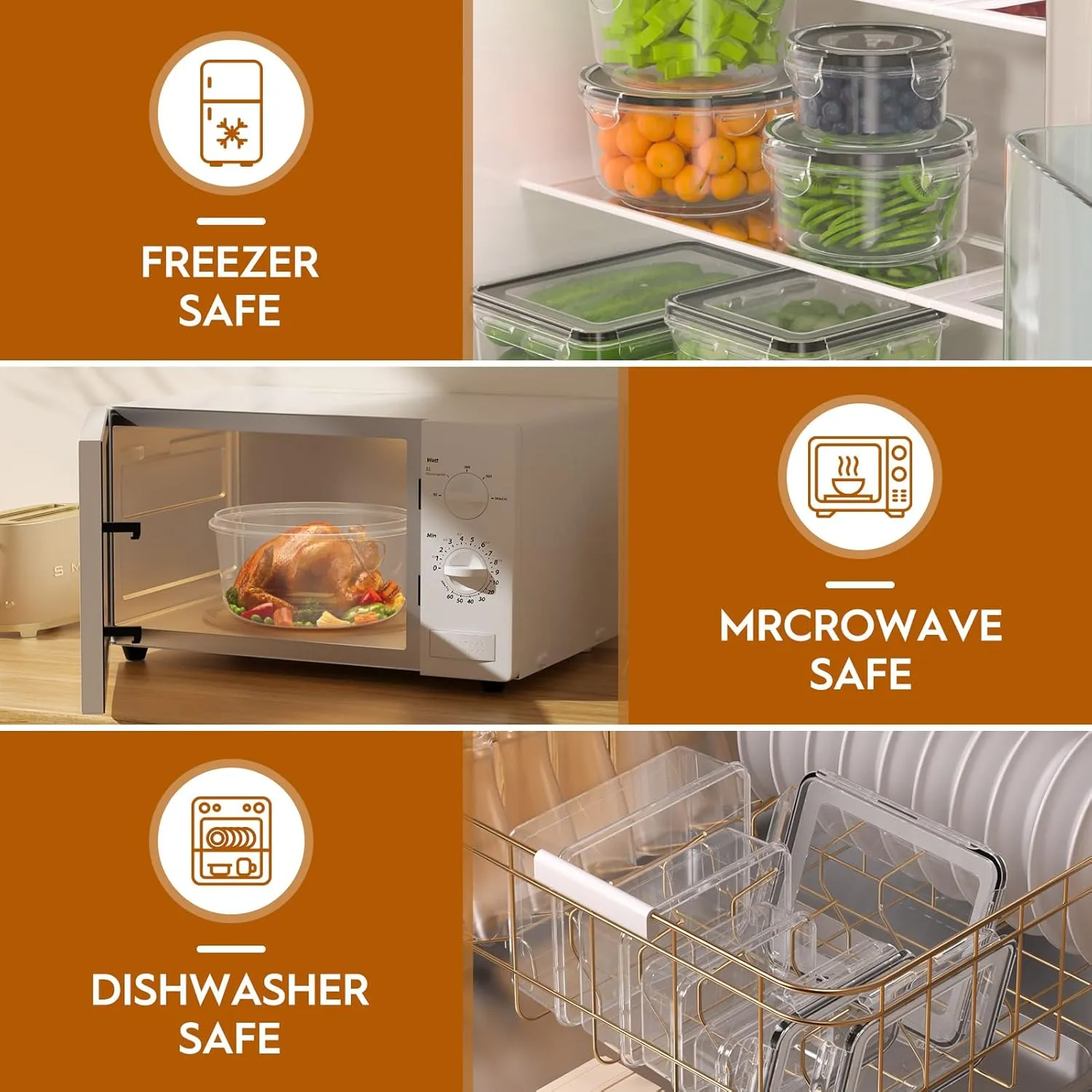 48 Pcs Larger Food Storage Containers with Lids Airtight (24 Containers & 24 Lids), Meal Prep Container for Pantry & Kitchen Organization, BPA-Free, Leak-Proof with Labels & Marker Pen