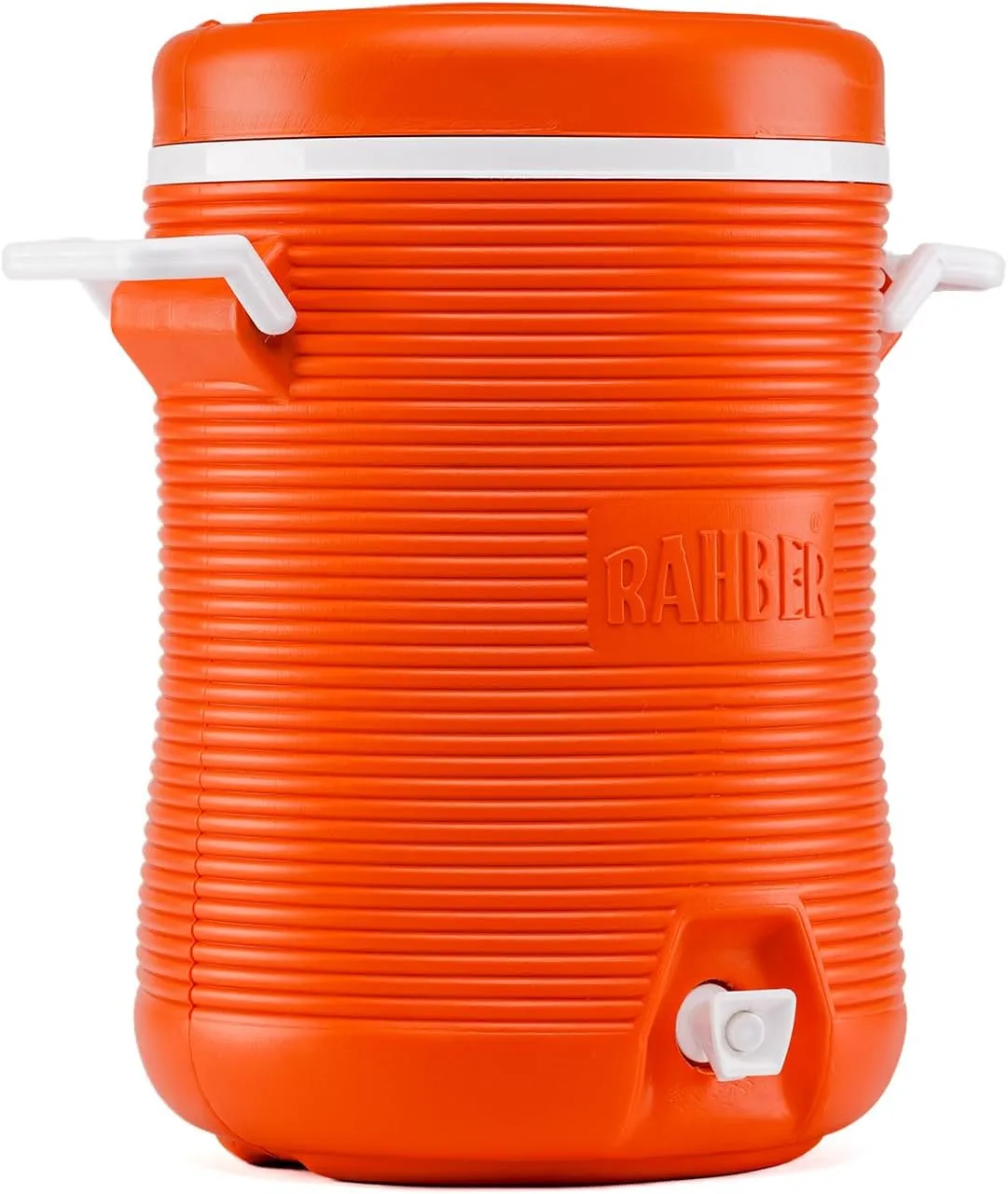 5 Gallon Insulated Beverage Dispenser with Flexible Retractable Handles, Heavy-Duty 5 Gallon Water Jug Dispenser, Portable Drink Cooler for Parties, Camping, and Outdoor Adventures