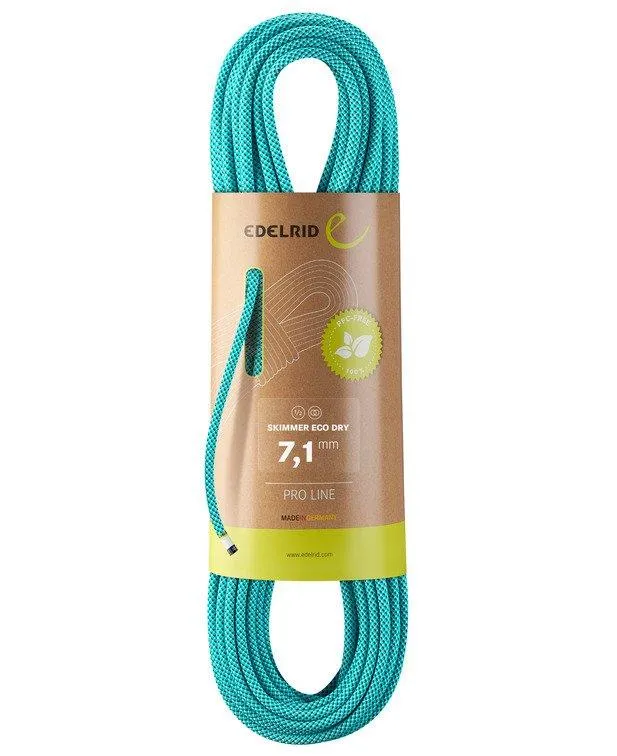 7.1mm Skimmer Eco Dry Climbing Rope - EDELRID