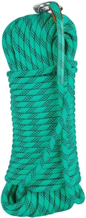 8mm Escape Rope Outdoor Static Rescue Rope, Escape Rope, Ice Climbing Equipment, Fire Safety Rescue Rope 10~200M (Color : Green, Size : 8mm x 100m)