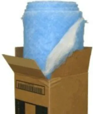 AAF Flanders Hammock 240 in. H x 36 in. W x 1 in. D Polyester Trimmable Filter