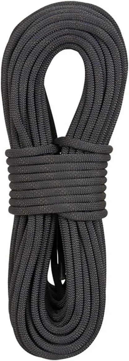 ABC Cypher 100% Polyester Do-It-All Static Work and Rescue Rope, 7/16", 300 feet, Black