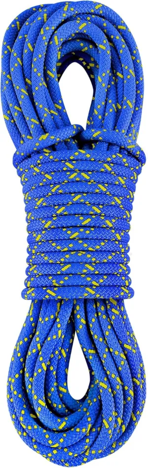 Accessory Cord Prusik Cord Loop 8mm (5/16in) 30M(100ft) Double Braid Pre Cut Nylon Utility Cord Tree Rope CE/UIAA High Tensile Strength for Ice Climbing, Arborist, Mountaineering, Canyoneering