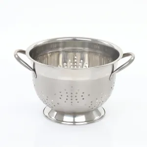 Adcraft Heavy Duty Colander, 3 Qt., in Stainless Steel (HDC-3)