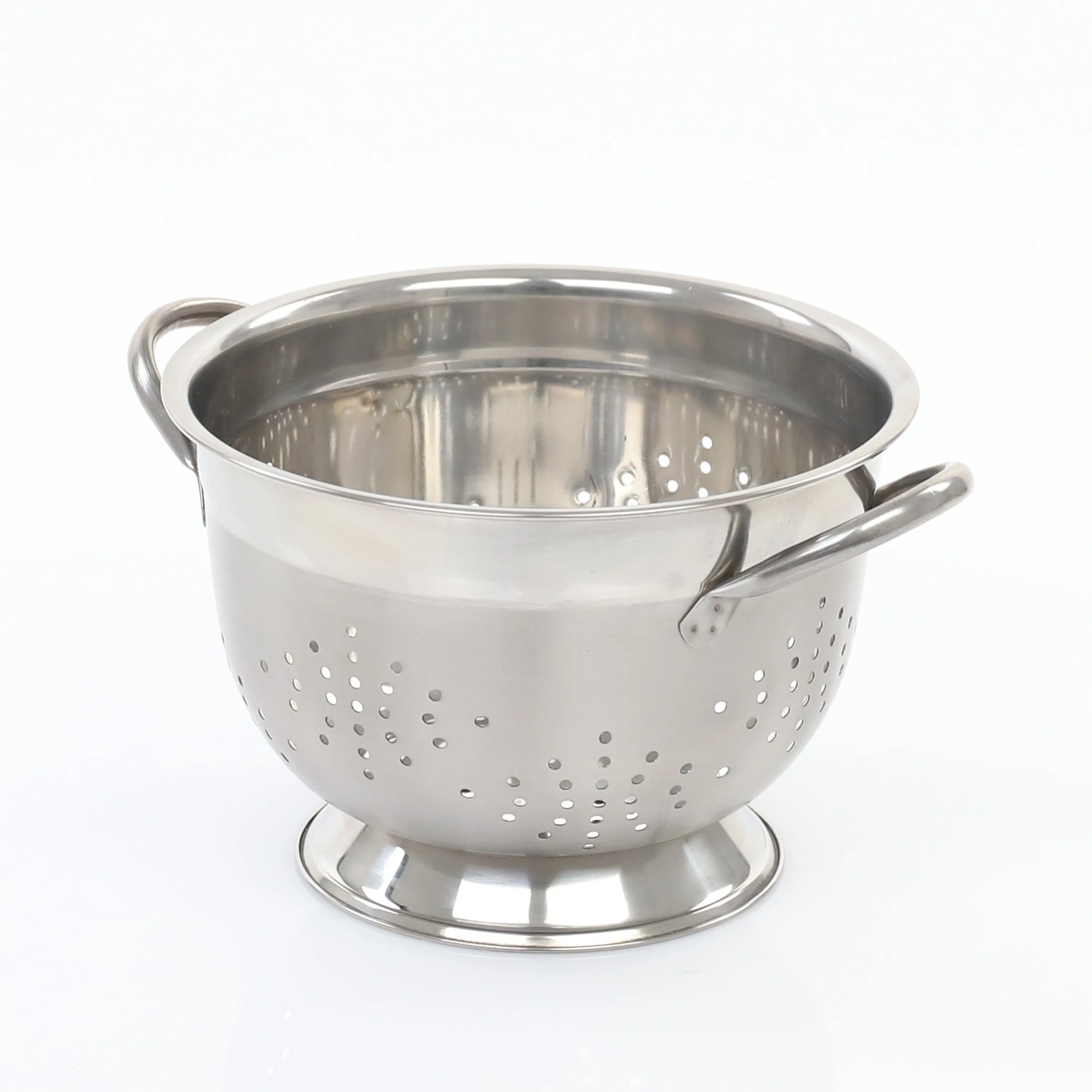 Adcraft Heavy Duty Colander, 3 Qt., in Stainless Steel (HDC-3)