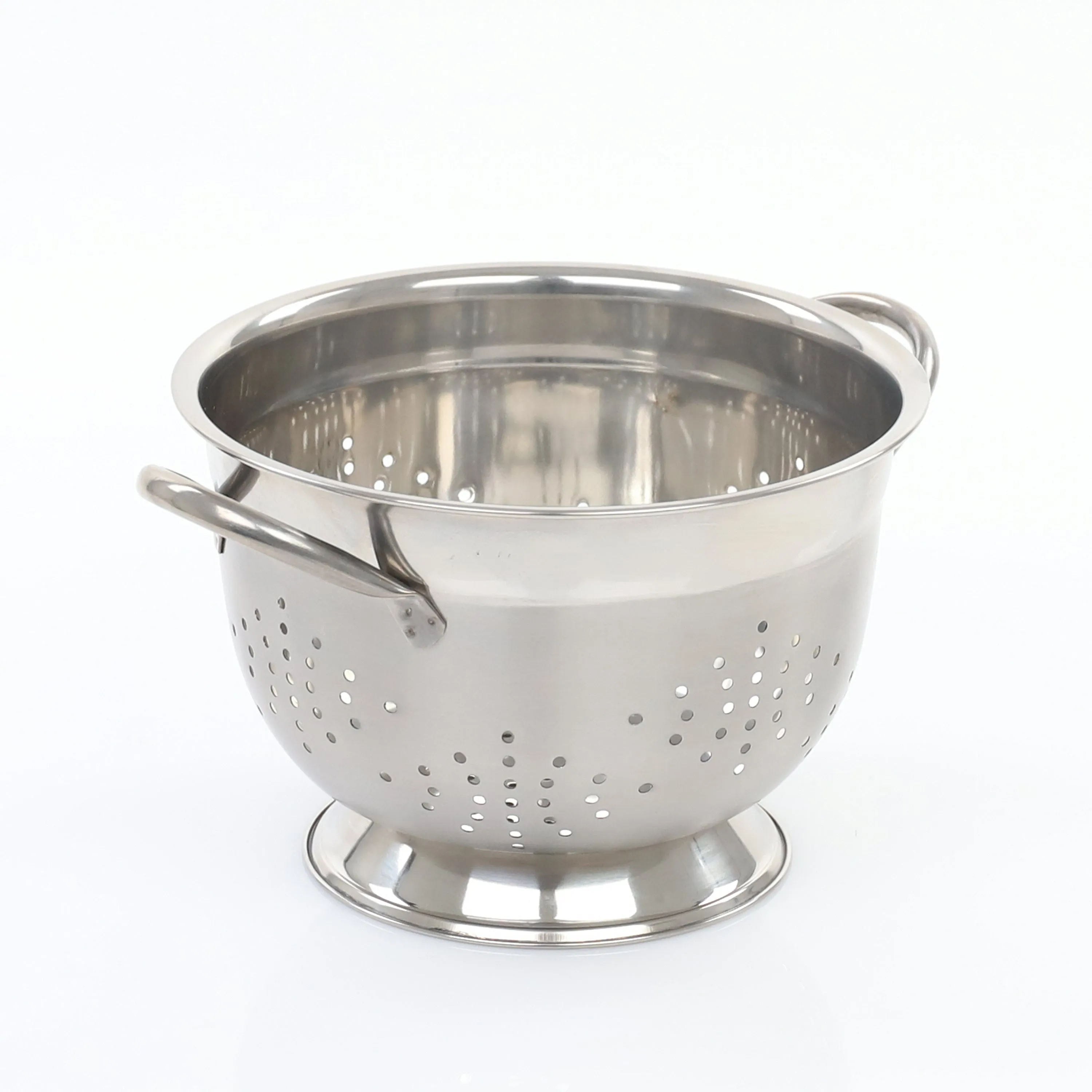 Adcraft Heavy Duty Colander, 3 Qt., in Stainless Steel (HDC-3)