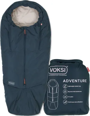Adventure Baby Sleeping Bag, Natural Wool & Down, Windproof & Water-Repellent, Product of Norway