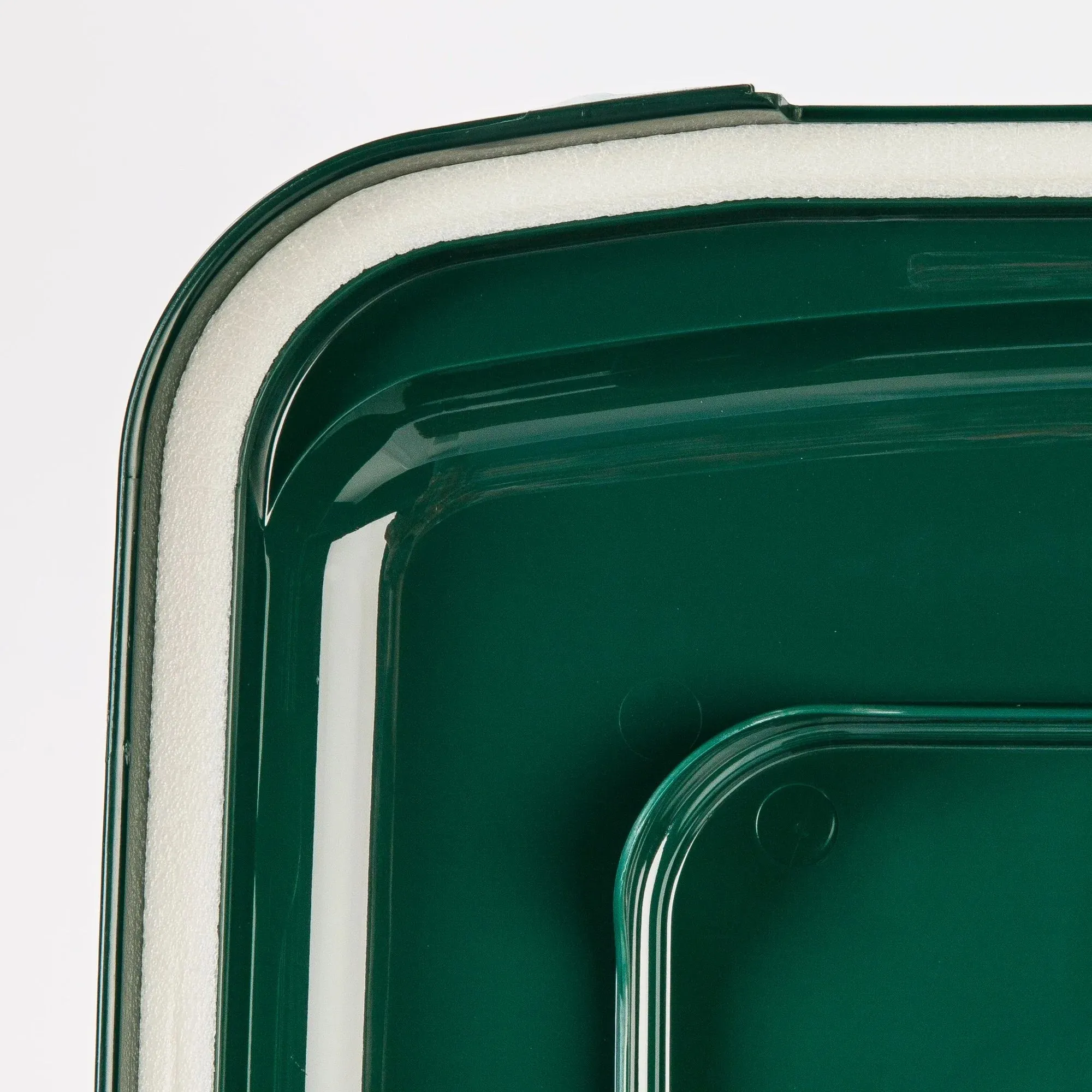 Airtight Dog Food Container with Wheels Green 28 Quart