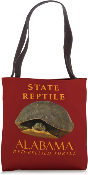 Alabama Territory Reptile The Red-Bellied Turtle Tote Bag