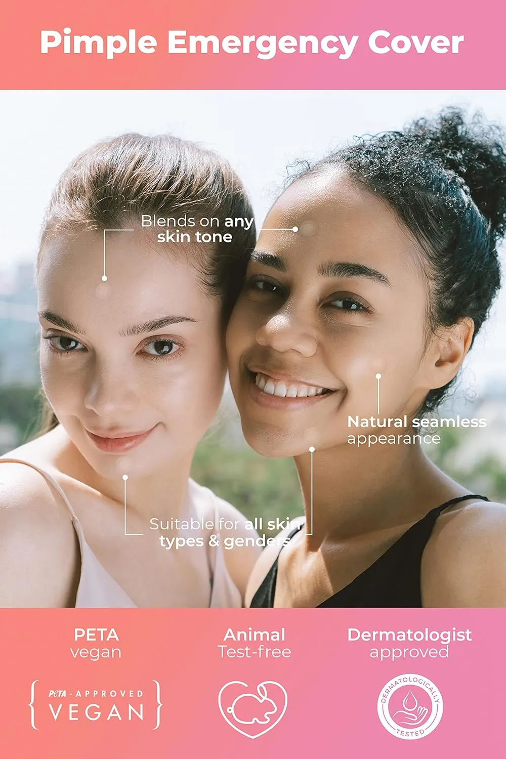 Amazing Patch - Korean Skin-tech Pimple Patch Invisible Spot Cover, Acne Patches for Face, Zit and Blemish Spot - 90ea