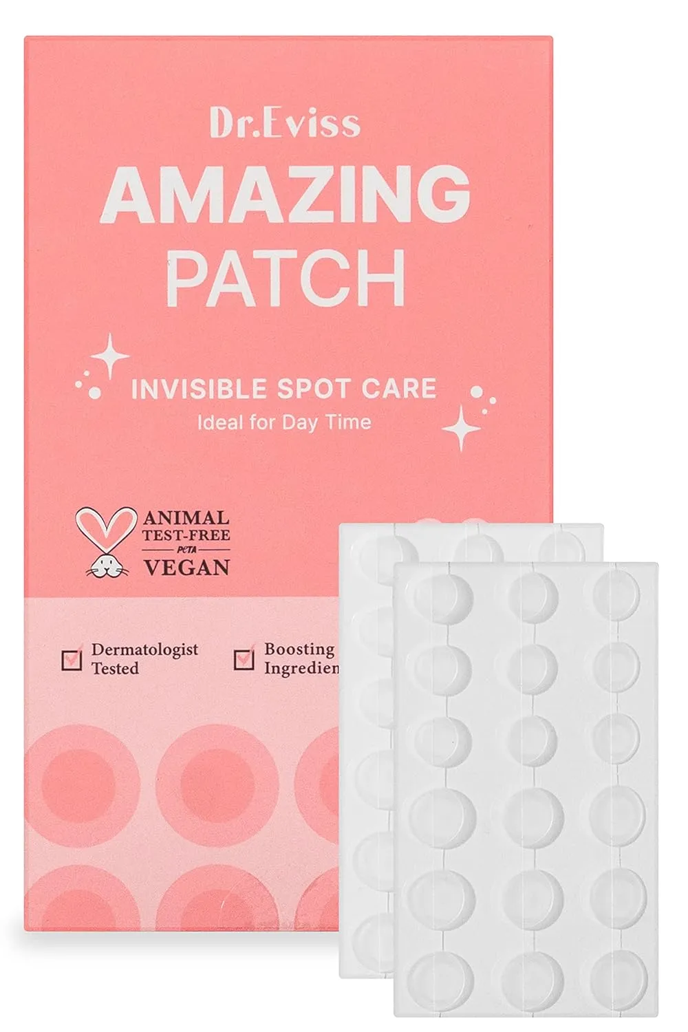Amazing Patch - Korean Skin-tech Pimple Patch Invisible Spot Cover, Acne Patches for Face, Zit and Blemish Spot - 90ea