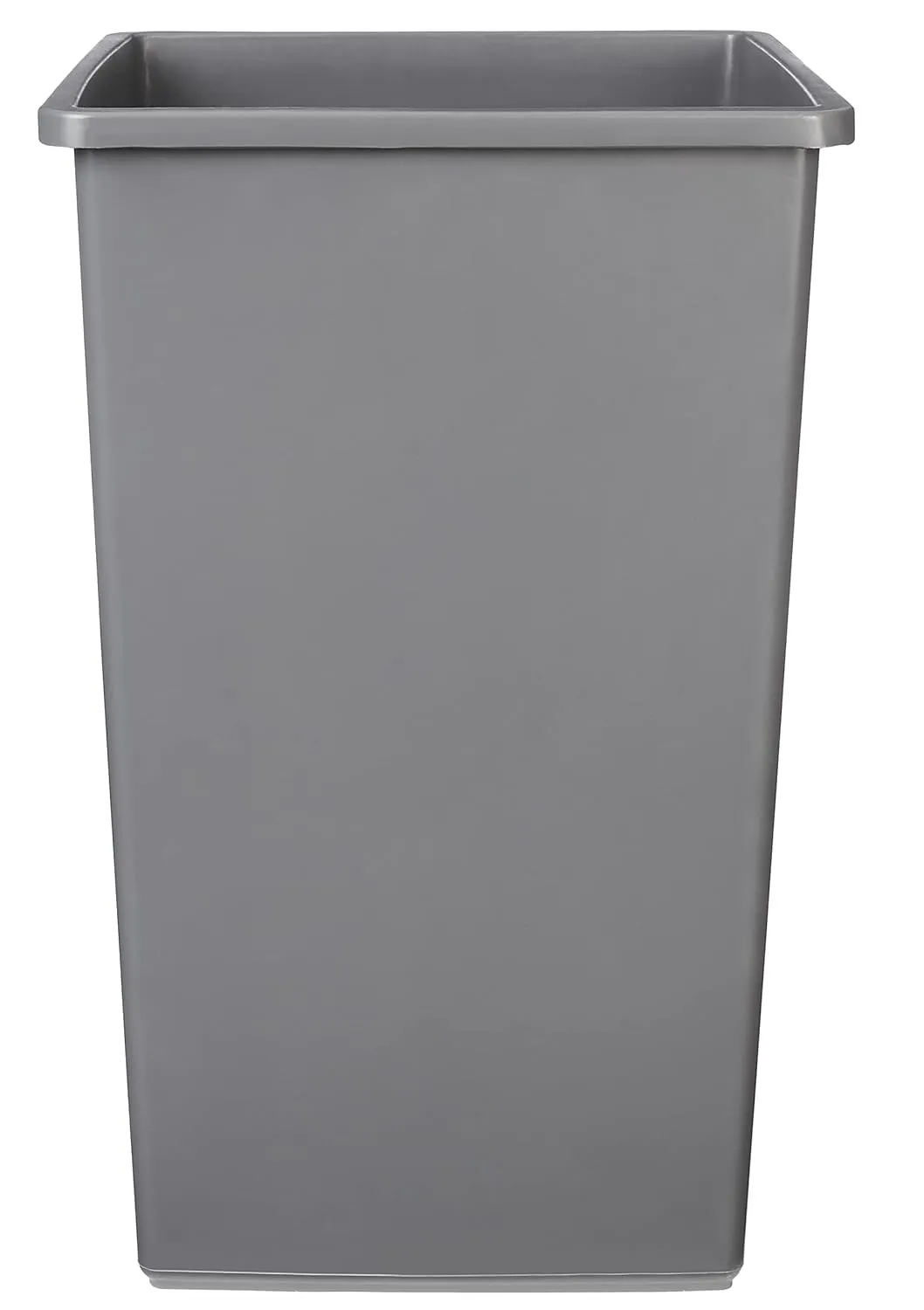 Amazon Basics Square Waste Container, 25 gallons (Pack of 2), Grey (Previously AmazonCommercial brand)