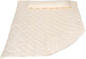 ANOW Double Hammock Pad and Hammock Pillow Set, Portable Polyester Hammock Pad, Cream