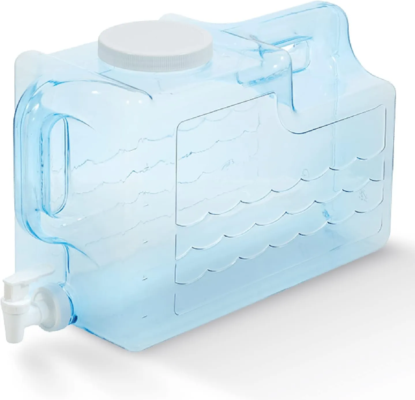 Arrow Home Products 3 Gallon Drink Dispenser for Fridge - Plastic Beverage Dispenser with Spigot for Easy Dispensing - BPA Free Plastic - Convenient Handle, Easy-Pour Spout