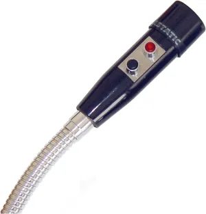 Astatic AMC105-2-19 19" Omnidirectional Dynamic Gooseneck Microphone with 2 DPDT Push-to-Talk Switch - Gooseneck, 2 3/4 inch Flange (6' Cable)