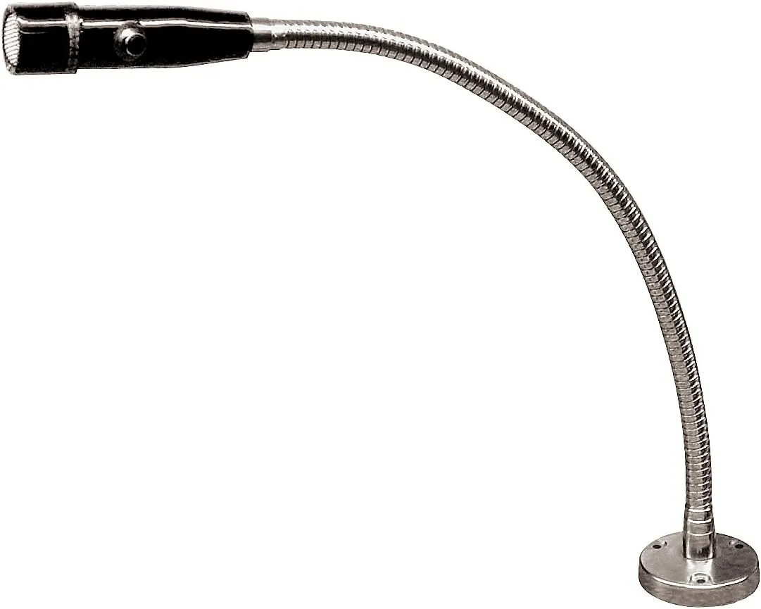 Astatic AMC105SNO-19 19" Omnidirectional Dynamic Gooseneck Microphone with 1 DPDT Push-to-Talk Switch - Gooseneck, 2 3/4 inch Flange (6' Cable)