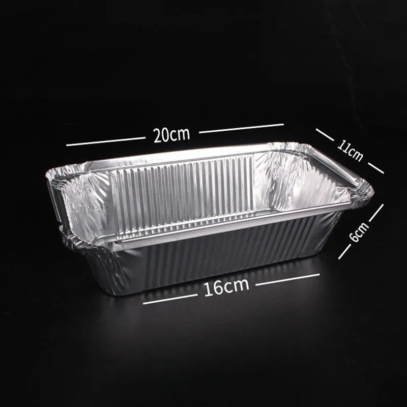 Bbq Aluminium Oven Foil Trays Food Disposable Container Tray Roasting Baking Au