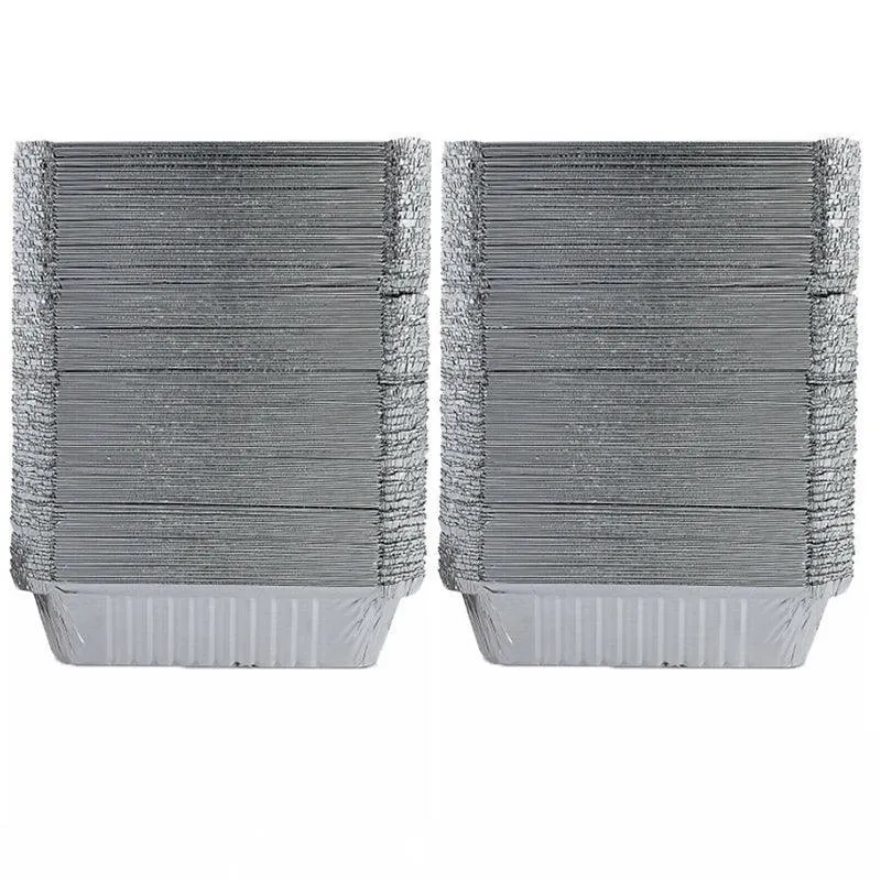 Bbq Aluminium Oven Foil Trays Food Disposable Container Tray Roasting Baking Au