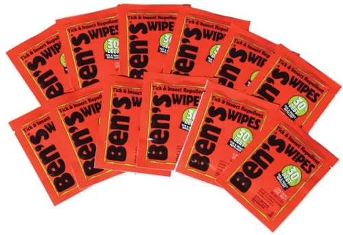 Ben's® 30 Tick & Insect Repellent Wipes 12/box