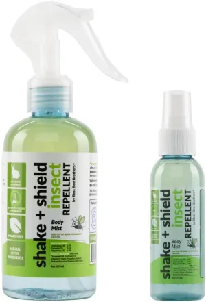 Best Bee Brothers Shake   Shield Tick & Mosquito Spray for Body – Non-Greasy Bug Spray Body Mist Made with Plant-Based Ingredients, 8 Oz.   2 Oz.