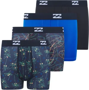 Billabong Boys Underwear 4 Pack Boxer Briefs for Boys 6-18 Durable Stretch Breathable Moisture Wicking