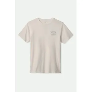 Brixton Layin Low Tee || Cream