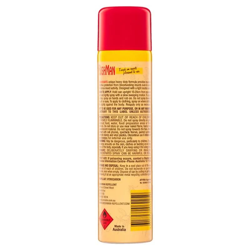 Bushman Ultra (BU225A) Aersol Insect Repellent 225g 40% DEET