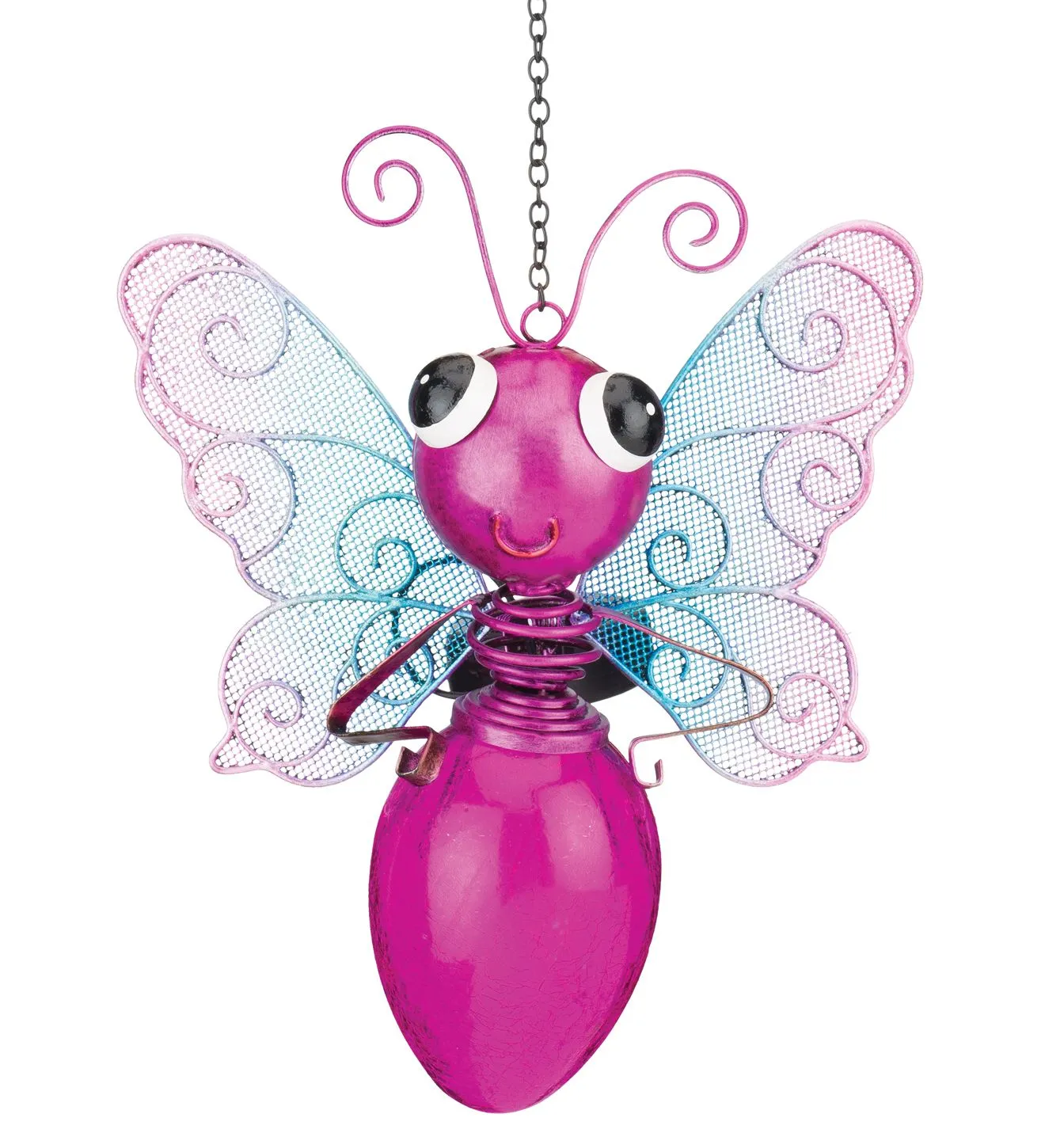 Butterfly Solar Lantern Pink
