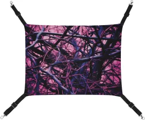 Camo Branch Art Hanging Cat Bed Soft Breathable Pet Hammock for Cage Pet Sleeper for Kitten Ferret Puppy Rabbit