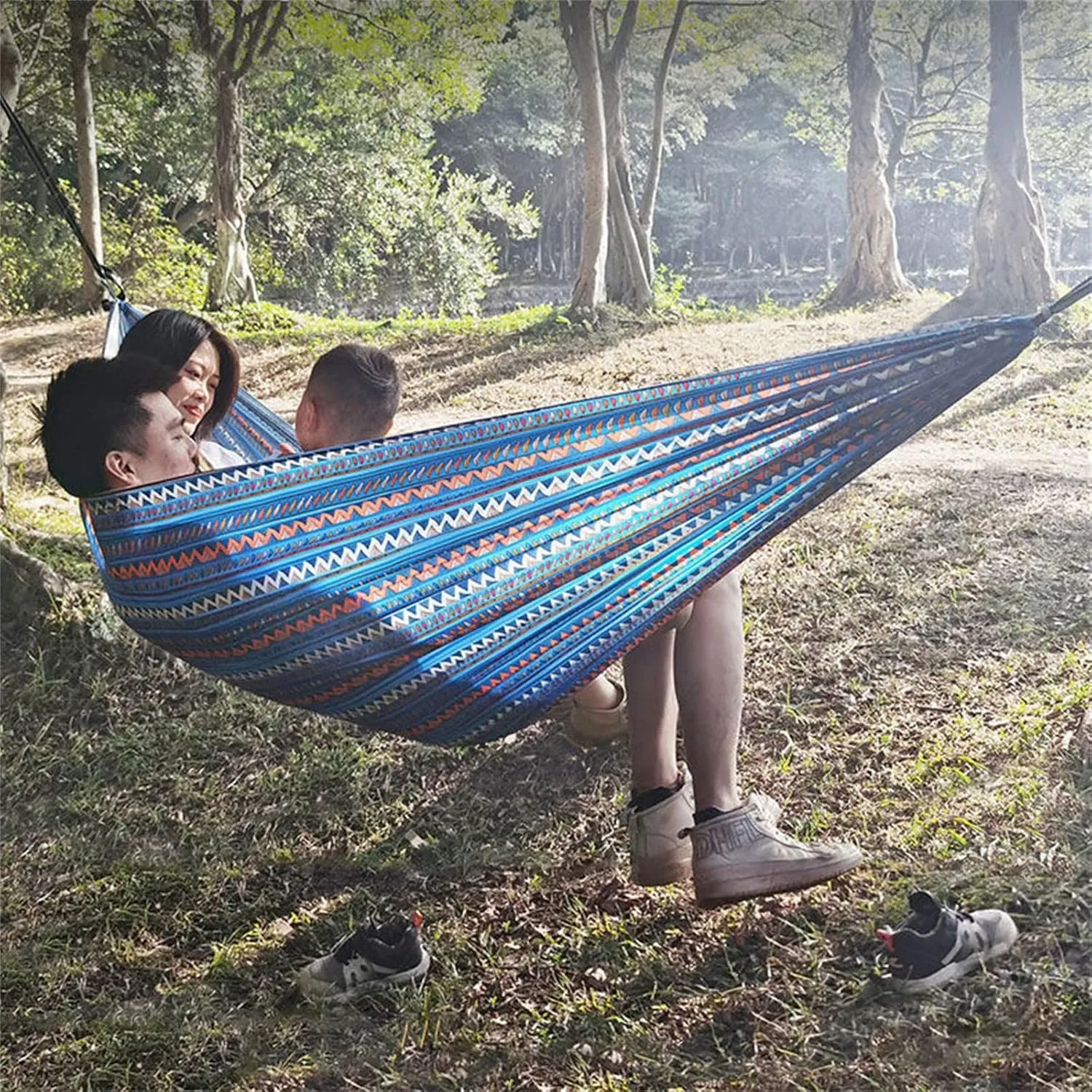 Camping Hammock Outdoor Hammock with Tree Straps Portable Compact Hammock with Bag for Outdoor Garden
