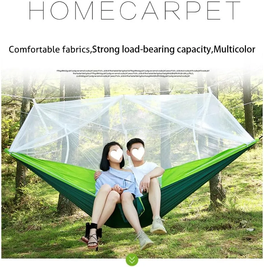 Camping Hammock, Portable Hammocks with Mosquito Net,Best for Outdoor Hiking Travel (12)