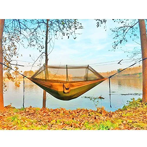 Camping Hammock Tent, Portable Single Hammock with Net