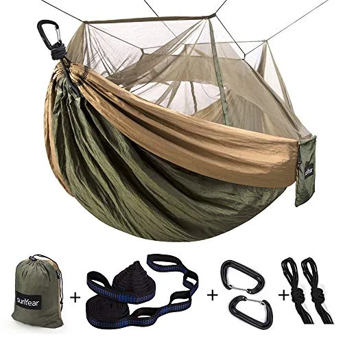 Camping Hammock Tent, Portable Single Hammock with Net